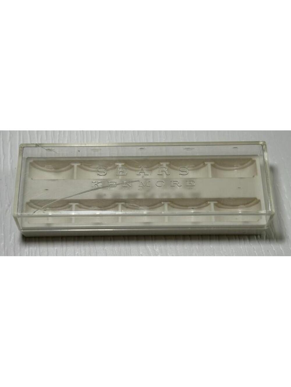 Sears Kenmore Sewing Machine Accessories Bobbin Plastic Storage Case - Damaged